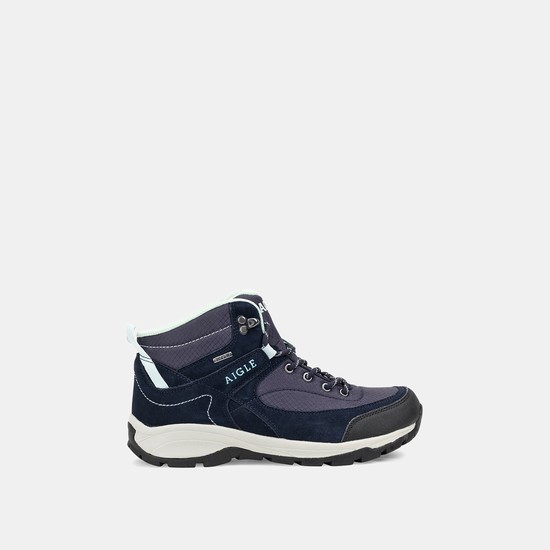 Aigle The Waterproof And Breathable Shoee Walking Shoes Women Navy/Purple ZA-23649